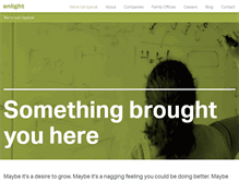 Tablet Screenshot of enlightadvisors.com